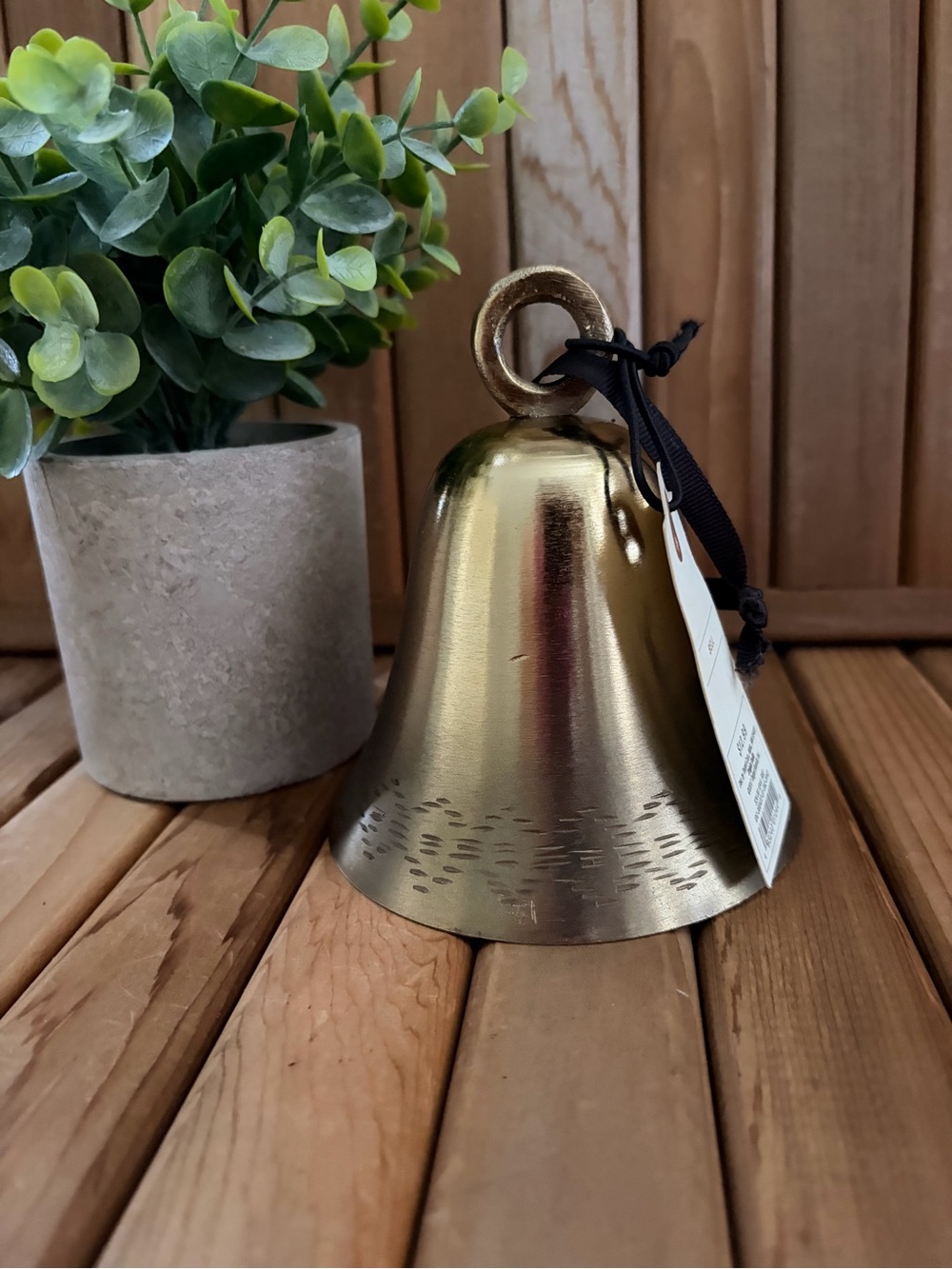 Hearth and Hand Brass Bell, Farmhouse Decor, Magnolia Farms NWT